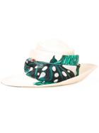 Ibo Maraca Maharaja Lizard Hat - Nude & Neutrals
