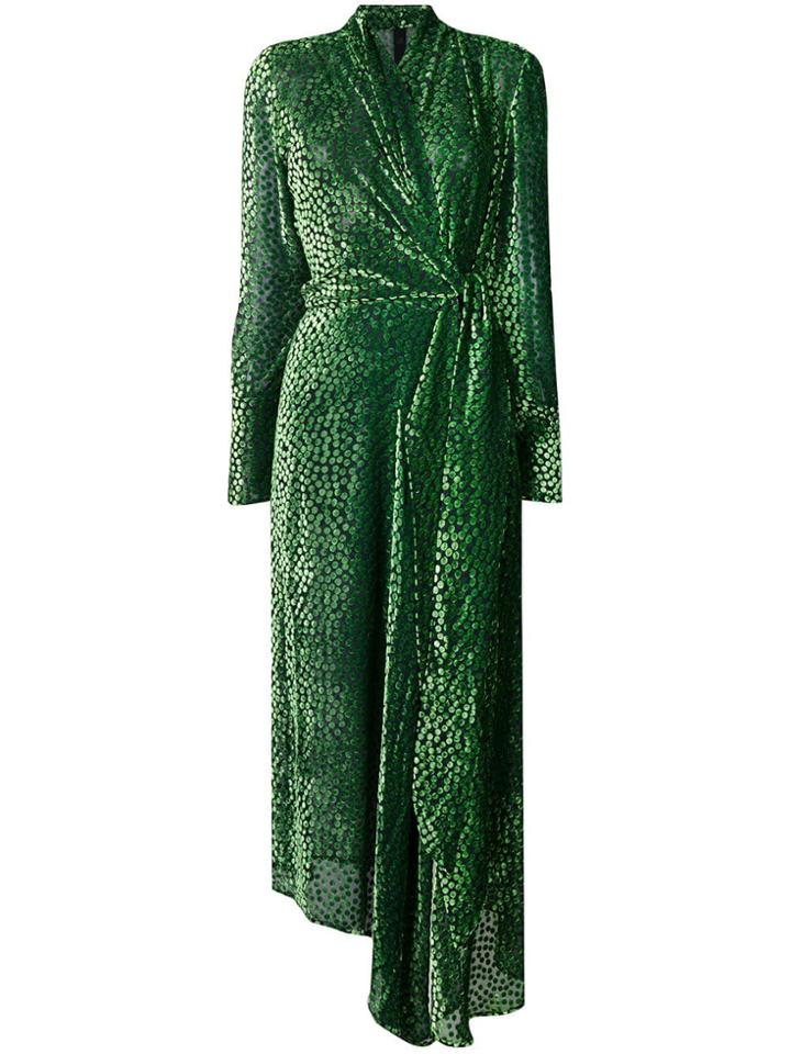 Petar Petrov Wrap Dress - Green