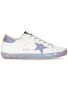 Golden Goose Deluxe Brand Superstar Iridescent Sneakers - White