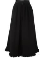 Yves Saint Laurent Vintage Wide Leg Culottes, Women's, Size: 40, Black