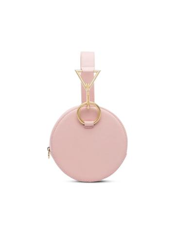 Tara Zadeh Pink Azar Leather Bracelet Bag