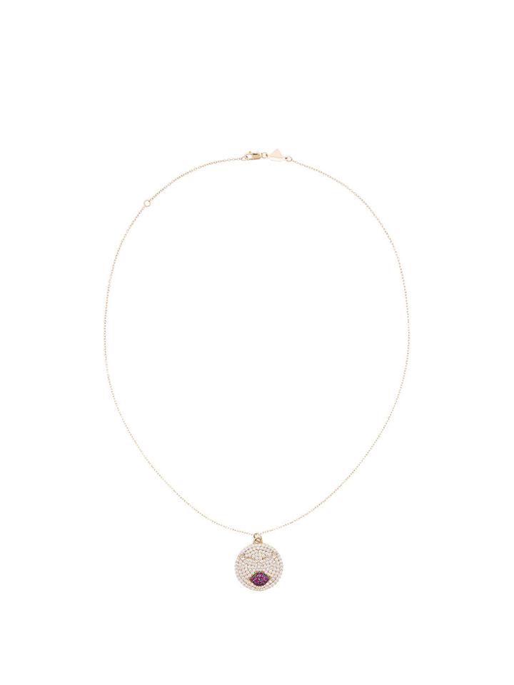 Alison Lou Bling Mwa! Necklace - Metallic