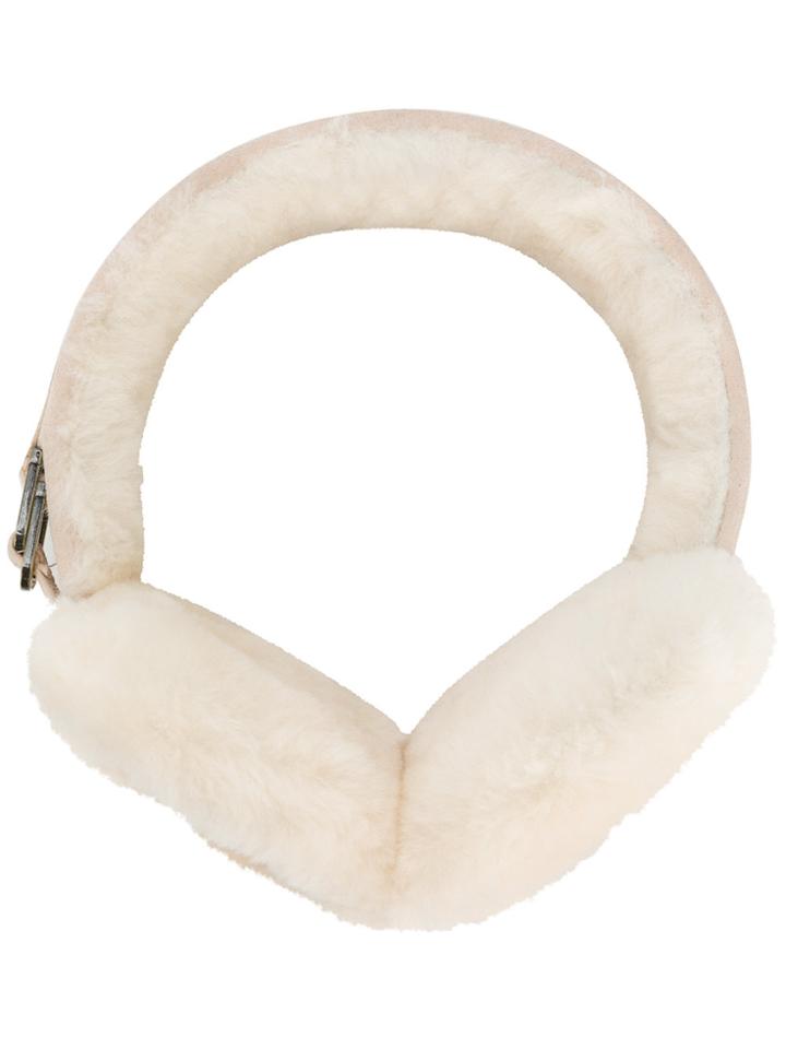 Ugg Australia Shearling Ear-muffs - White
