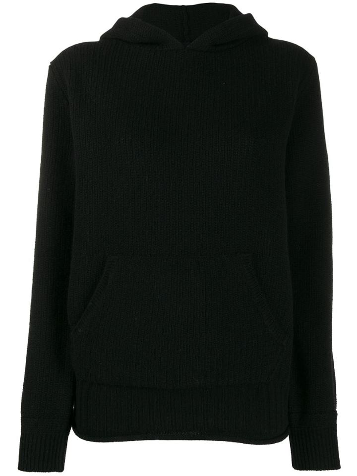 Woolrich Knitted Hoodie - Black