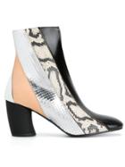 Proenza Schouler Striped Patterned Ankle Boots - Multicolour