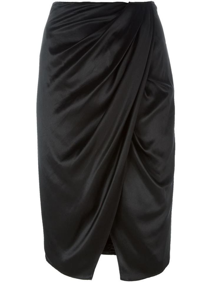 Camilla And Marc 'mandolin' Skirt, Women's, Size: 8, Black, Silk/polyester/spandex/elastane