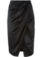 Camilla And Marc 'mandolin' Skirt, Women's, Size: 8, Black, Silk/polyester/spandex/elastane