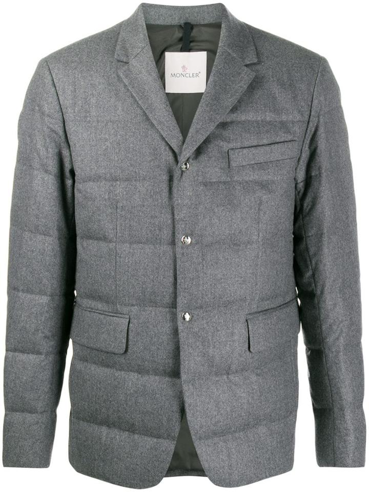 Moncler Padded Blazer - Grey