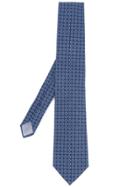 Fashion Clinic Timeless Floral Print Tie - Blue