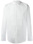 Dsquared2 Concealed Fastening Bib Shirt, Men's, Size: 46, White, Cotton