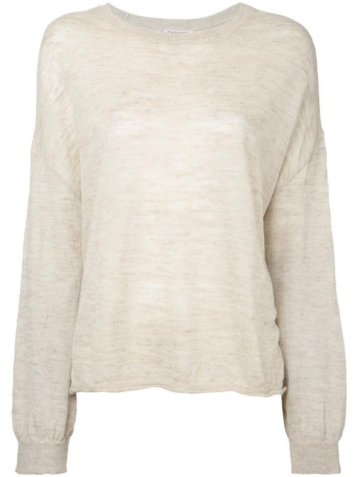 Caramel - Boxy Jumper - Women - Linen/flax/alpaca - 12, Nude/neutrals, Linen/flax/alpaca