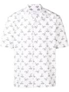 Sunspel Beach Print Shirt - White