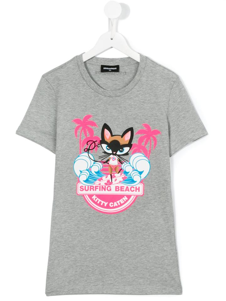 Dsquared2 Kids Print T-shirt - Grey