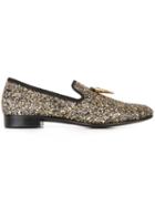 Giuseppe Zanotti Design Shark Tooth Pendant Slippers