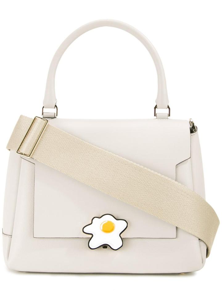 Anya Hindmarch Egg Bathurst Satchel - White