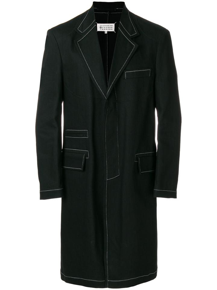 Maison Margiela Single-breasted Button Jacket - Black