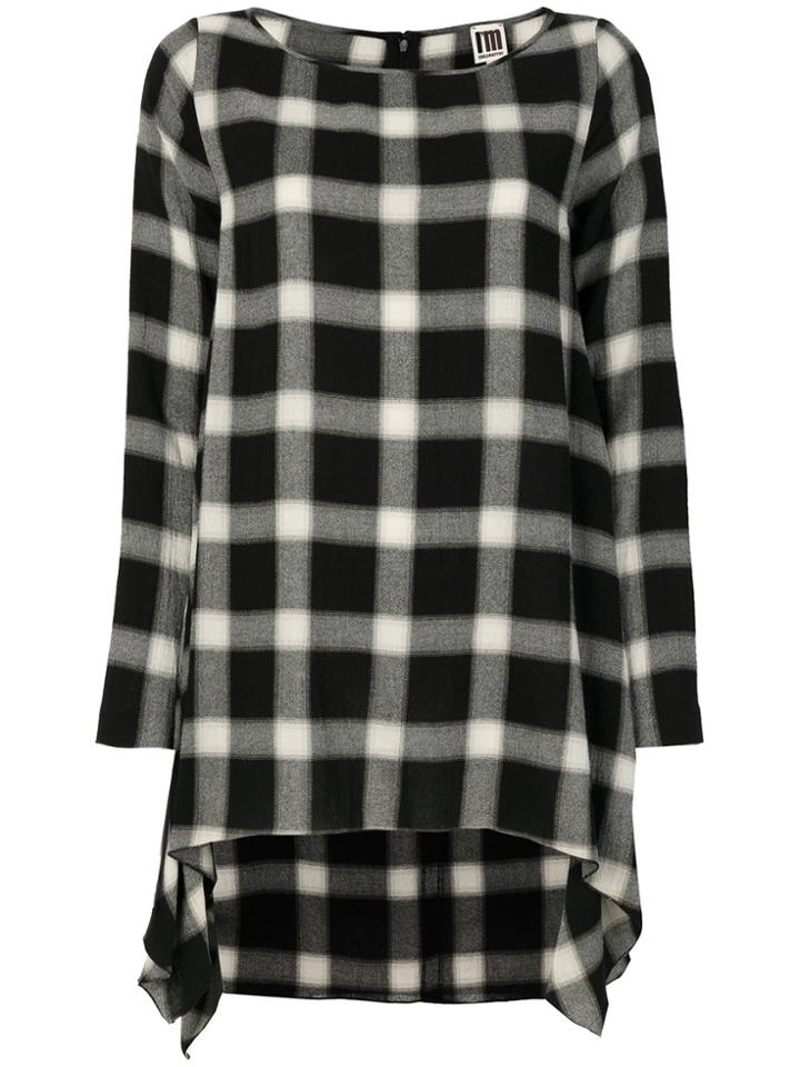I'm Isola Marras Checked Asymmetric Dress - Black