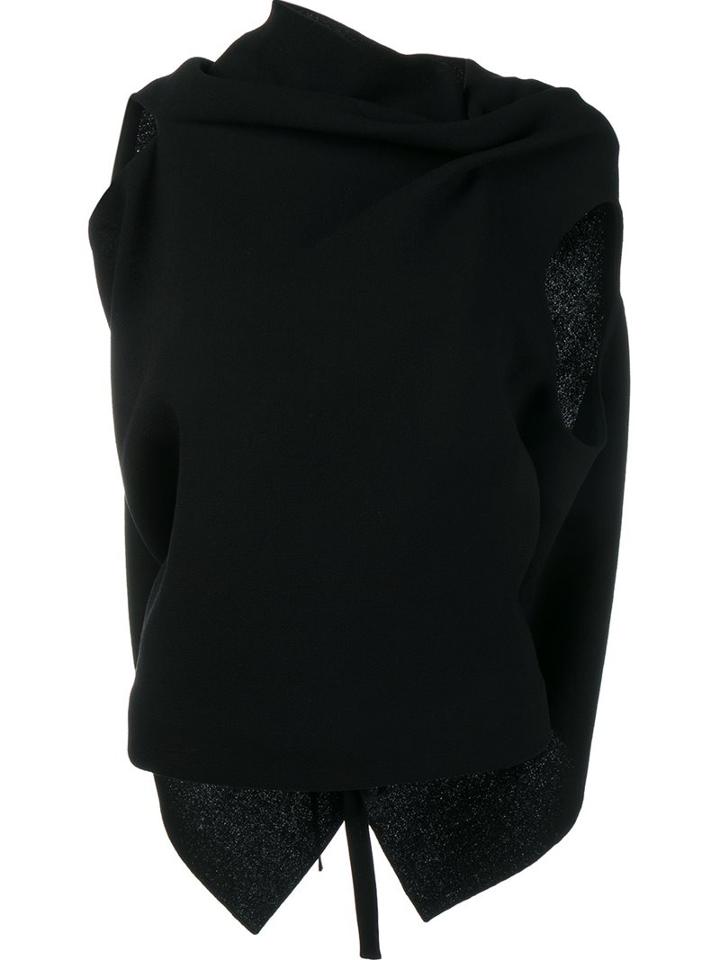 Roland Mouret Draped Back Blouse