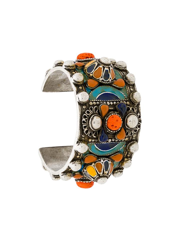 Saint Laurent Marrakech Cuff Bracelet - Multicolour
