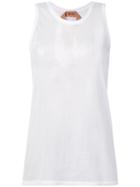 Nº21 Mesh Tank Top - White