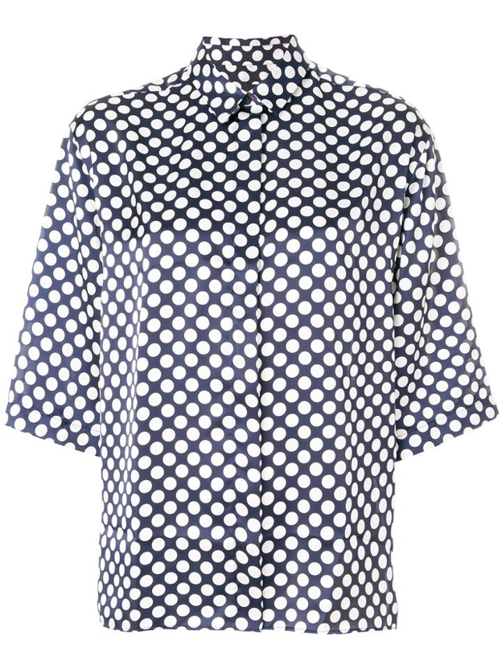 Ps Paul Smith Polka Dot Shirt - Blue