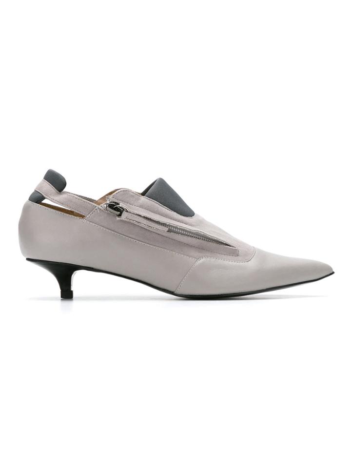 Mara Mac Panelled Pumps - Nude & Neutrals