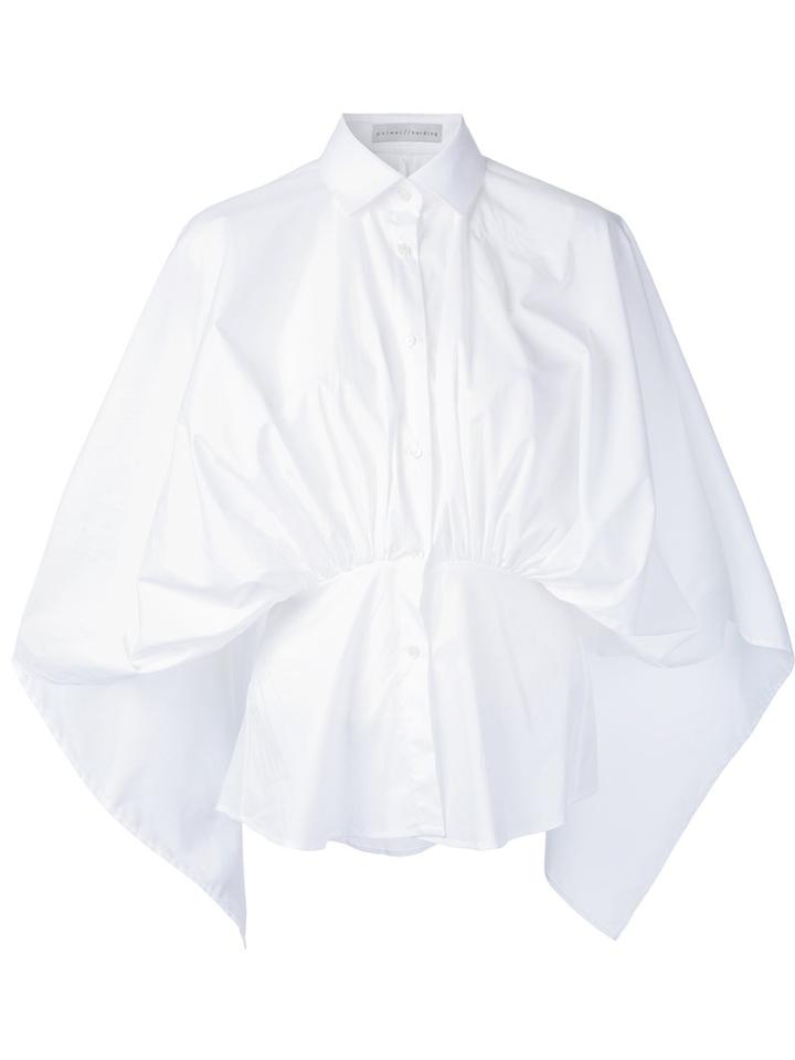 Palmer / Harding - Gathered Shirt - Women - Cotton - 6, Women's, White, Cotton