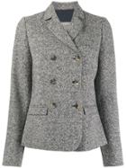 Holland & Holland Double-breasted Fitted Blazer - Black
