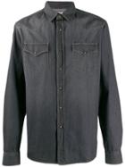 Brunello Cucinelli Slim-fit Denim Shirt - Grey