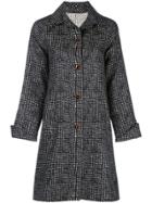 Peter Cohen Single-breasted Embroidered Coat - Black