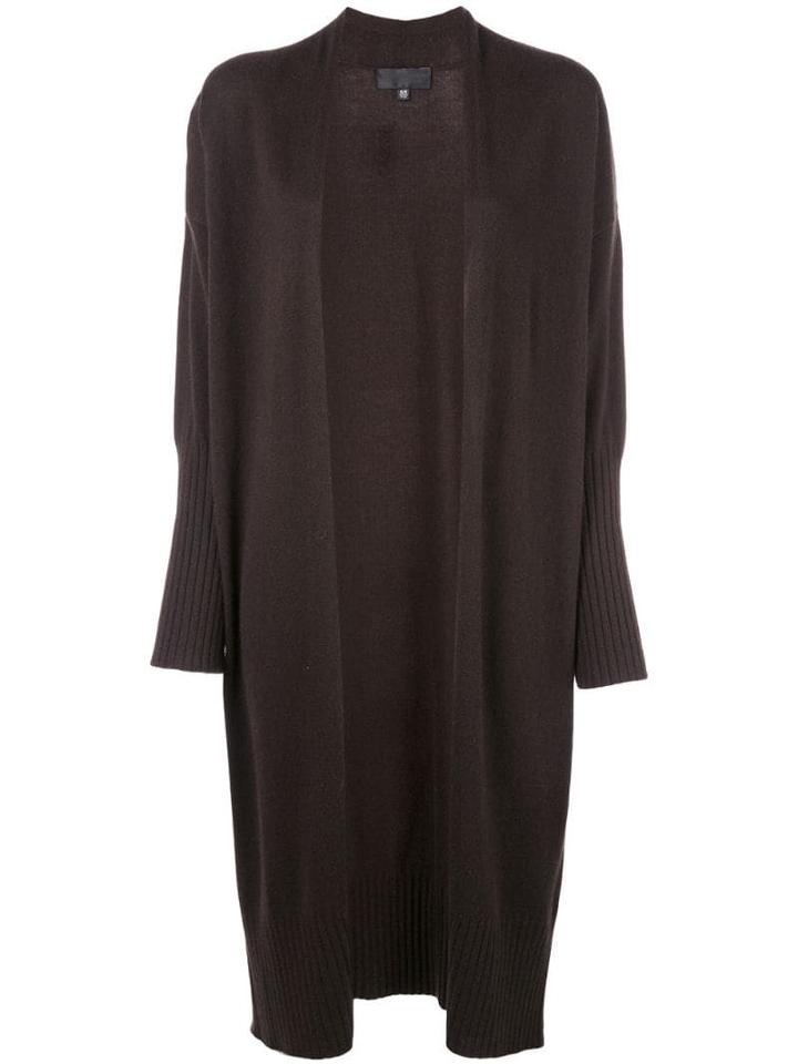 Nili Lotan Knitted Midi Cardigan - Brown