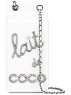 Chanel Vintage Lait De Coco Shoulder Bag, Women's, White