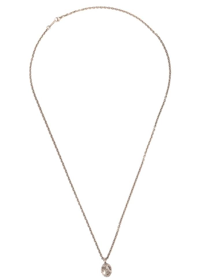 Tobias Wistisen Small Pendant Necklace, Adult Unisex, Metallic