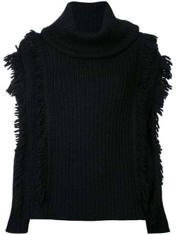 Kitx - Fringe Knit - Women - Alpaca - L, Black, Alpaca