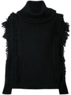 Kitx - Fringe Knit - Women - Alpaca - L, Black, Alpaca