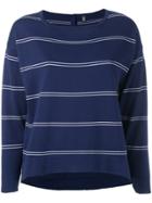 Eleventy Striped Sweater - Blue