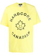 Dsquared2 'hardcore Canadian' T-shirt - Yellow