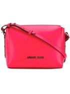 Armani Jeans - Top Zip Crossbody Bag - Women - Leather - One Size, Pink/purple, Leather