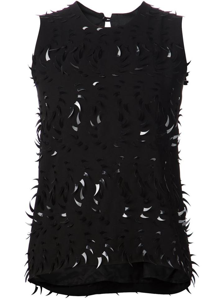Iris Van Herpen Tooth Shaped Applique Tank Top