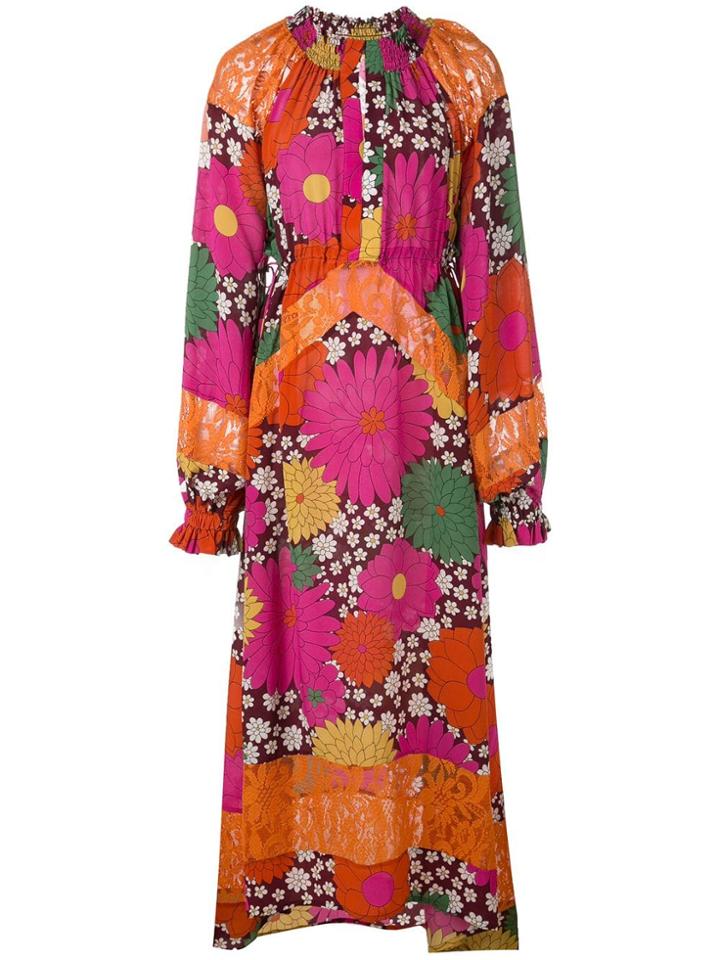 Dodo Bar Or Floral Print Maxi Dress - Pink