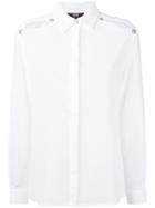 Versus - Cut-out Detail Blouse - Women - Polyester - 46, White, Polyester