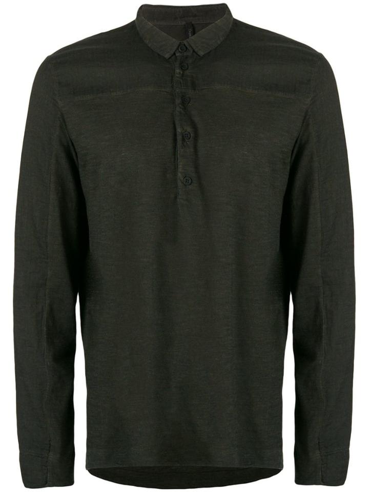 Transit Longsleeve Polo Shirt - Brown