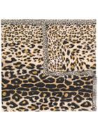 Escada Animal Print Scarf - Neutrals