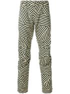 G-star Geometric Striped Trousers - Black