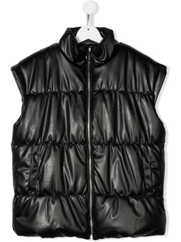 Andorine Teen Puffer Vest - Black
