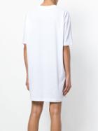 Love Moschino Logo Print T-shirt Dress - White