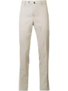 Pt01 Tailored Straight Fit Trousers, Men's, Size: 50, Nude/neutrals, Cotton