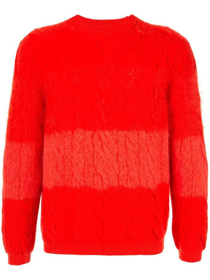 Coohem Cable Knit Jumper - Red