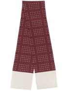 Jejia Wide Dotted Scarf - Brown