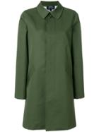 A.p.c. Single Breasted Coat - Green